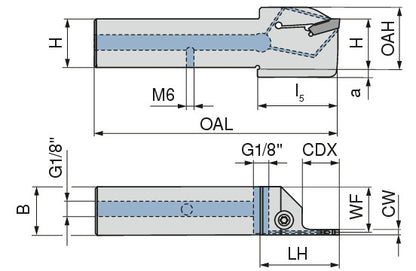 Ceratizit E20L0013S5-2020X-S-DC-GX16 CoreLine Radial Monoholder GX16-DC 7084252001 (0724956)