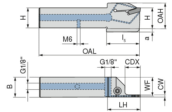 Ceratizit E25L0013S3-2525X-S-DC-GX16 CoreLine Radial Monoholder GX16-DC 7084232501 (0724706)