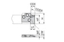 Ceratizit MSS-E32L21-GX24-4 ModularClamp Radial Grooving Module 70868332 (0711112)