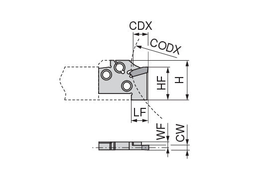 Ceratizit MSS-E32L03-GX16-2 ModularClamp Radial Grooving Module 09/16 70871132 (0710906)