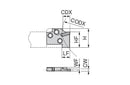 Ceratizit MSS-E32L12-GX16-3 ModularClamp Radial Grooving Module 09/16 70866232 (0710909)