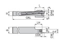 Ceratizit MC10L-2020K MaxiClick Toolholder Cutting Depth Mm 70874220 (0712442)