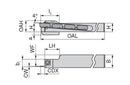 Ceratizit MC10R-1010K-S MaxiClick Toolholder Cutting Depth Mm 70874310 (0712768)