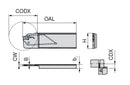 Ceratizit XLCFR 3208-DC-SX3 CoreLine SX-DC Reinforced Radial Blade 70879503 (0717491)
