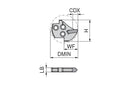 Ceratizit MSS-I32N-TC16-3 ModularClamp Threading Module For Internal Threads 70887432 (0711182)