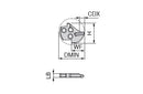 Ceratizit MSS-I32R-TC16-2 ModularClamp Threading Module For Internal Threads 70887232 (0711184)