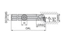 Ceratizit A20Q PDUNL 11 CoreLine - 93° - Boring Bar With Lever Clamping 7056912000 (0724973)