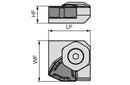 Ceratizit CA12-WNEF1613 MaxiTurn Single Cartridge CA..-WNEF.. 7461003400 (0725191)