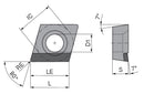 Ceratizit VCGW 110302TN-012C_A5 CTBS20U Indexible Insert 14443308 (0661533)