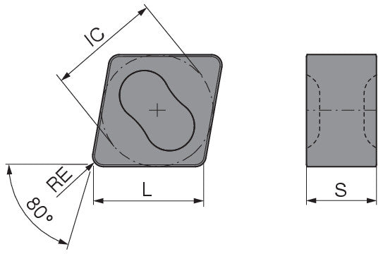 Ceratizit CNNX 120716TN-020D CTI3105 7144780001 (0713278)