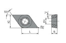 Ceratizit DCGT 070202FN-27 CTPX715 7026080200 (0722024)