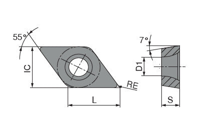 Ceratizit DCGT 11T308FN-25Q CTPX710 7026376000 (0722023)
