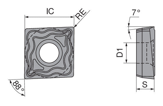 Ceratizit XCET 130404FN-27Q H210T 70286110 (0712330)