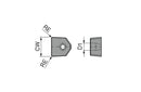Ceratizit HX 45.24.90PN-150CE CTCK110 Insert 7420600200 (0718211)