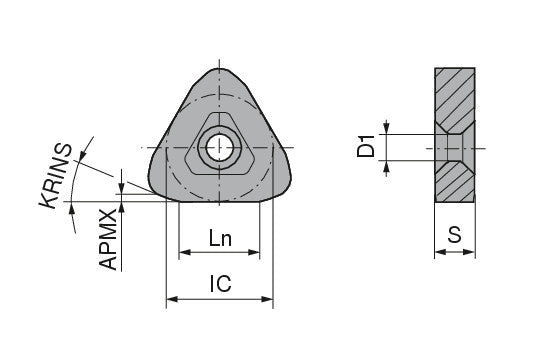 Ceratizit NNXX 201020S50-M40 CTCP615 7402472100 (0714384)
