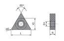 Ceratizit TNMG 160412EN-F50 CTCP135-P 7614672001 (0725380)