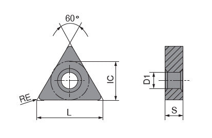 Ceratizit TNMG 160404EN-F30 CTCM130 CoreLine Carbide Turning indexable Insert 7501931600 (0724678)