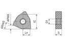Ceratizit WNGU 101025S55-M46 CTCP625 7404140100 (0718098)