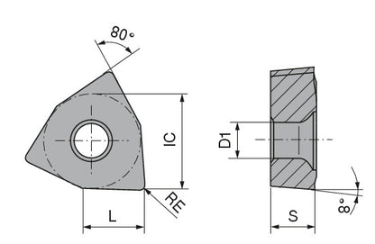 Ceratizit WNMU 080608EN-M50 CTCP115 7643131800 (0722476)