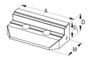 Ceratizit ZSG-4.125.WB-G.H40 Indexable jaw, Grip 3 mm, Height mm, Movable 80878520 (0650391)