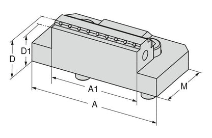 Ceratizit ZSG4.125.WB-CG.B.125/65.33.57.3 CoreLine Indexable jaw, Carbide Grip mm, Width mm, Movable 8087833300 (0650329)