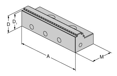 Ceratizit ZSG-4.WB.G.AL.80 Indexable Grip jaw, For aluminium And Plastic 8087881200 (0650326)