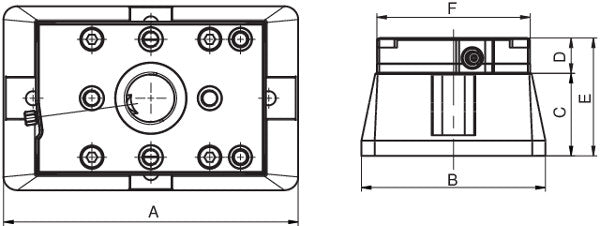 Ceratizit MNG.K.M.250.156.70 CoreLine - Console With Zero Point Clamping Module - 8087854000 (0650339)