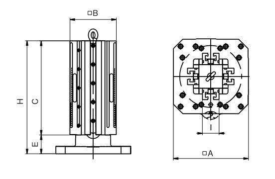 Ceratizit AST.4.4.MSG-2.400.400X400 Cruciform Tombstone 8088755200 (0660673)