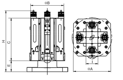 Ceratizit AST.4.4.NCG.390.400X400 Cruciform Tombstone 8089051100 (0660712)