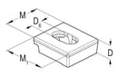Ceratizit NCG/HDG/DSG/ZSG.50X57X19,5 Clamping Claws 80890315 (0650430)