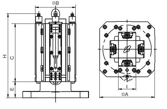 Ceratizit AST.4.4.ESG-4.362.400X400 Cruciform Tombstone 8090155100 (0660696)
