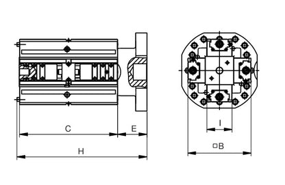 Ceratizit AST.4.4.DSG-4.300XØ260.BLA Cruciform Tombstone 8090655200 (0660692)