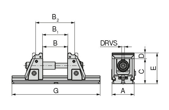 Ceratizit X5G-Z-S.MS.125.500 Mechanical 5-axis Vice With Movable Fixed jaw, 142 Mm Height 8090822700 (0660624)