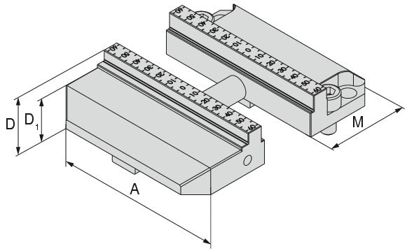 Ceratizit X5G-Z.PWB.125.27.MM Precision Jaw 8090831300 (0660589)