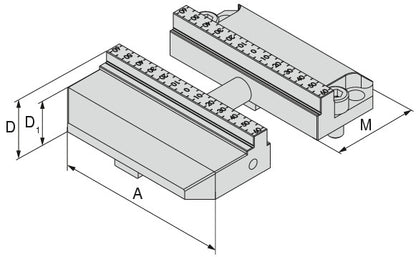 Ceratizit X5G-Z.PWB.125.27.MM Precision Jaw 8090831300 (0660589)
