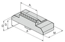 Ceratizit X5G-Z.WB.C-G.125/80.27.5MM Stepped jaw, Carbide Grip Mm 8090830900 (0660585)