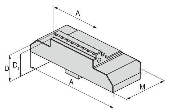 Ceratizit X5G-Z.WB.C-G.125/65.27.5MM Stepped jaw, Carbide Grip Mm 8090831000 (0660586)