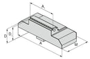 Ceratizit X5G-Z.WB.G.125/40.27.3MM Indexable Grip jaw, Mm 8090830300 (0660579)