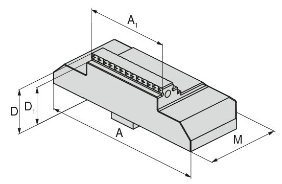 Ceratizit X5G-Z.WB.G.125/40.27.5MM Indexable Grip jaw, Mm 8090830700 (0660583)