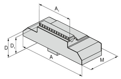 Ceratizit X5G-Z.WB.G.125/40.27.5MM Indexable Grip jaw, Mm 8090830700 (0660583)