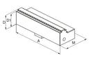Ceratizit X5G.WB.G.125.3MM Indexable Grip jaw, Mm 8090930000 (0660611)