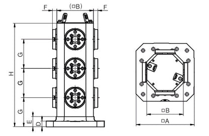 Ceratizit AST.8.4.12MNG.R.500X500MM Cruciform Tombstone 80911660 (0660699)