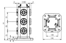 Ceratizit AST.8.4.12MNG.R.400X400MM Cruciform Tombstone 80911655 (0660706)