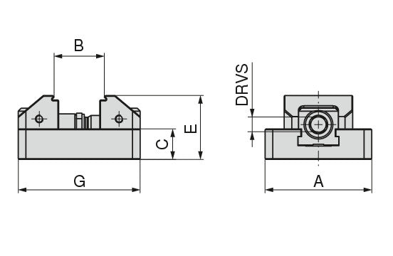 CERATIZIT ZSGMINI.ZS.OSB.70.100 CENTRIC VICE 8091207100 (0650374)