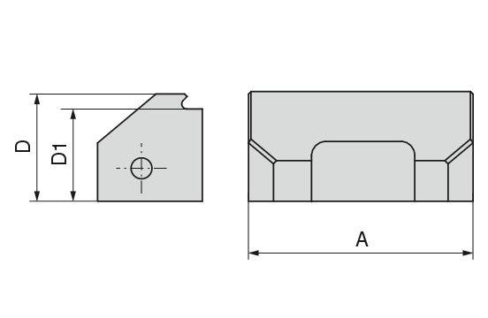 Ceratizit ZSGMINI.S-WB.G.45.3 Quick Change jaw, Grip Mm 8091230100 (0650346)