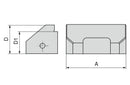 Ceratizit ZSGMINI.S-WB.GL.70.5 Quick Change jaw, Smooth Step Mm 8091230400 (0650351)