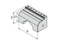 Ceratizit ZSGMINI.WPB.VSB.70.22.3MM Quick Change Jaw Embossed profile, 8091231500 (0681889)