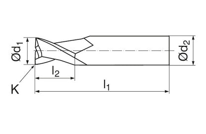 Ceratizit 3A0322-00500.0015.R03.A00050.HA.B550 CoreLine Mini Milling Cutters N 5060930500 (0724593)