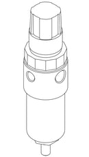 Vektek FILTER/REGULATOR 0-125 PSI Workholding 50-0440-02 (0656459)