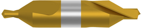 Ceratizit N-ZB.0,50.R.DIN333-A TIN CoreLine Centre Drills (DIN 333), Form 10425050 (0726810)